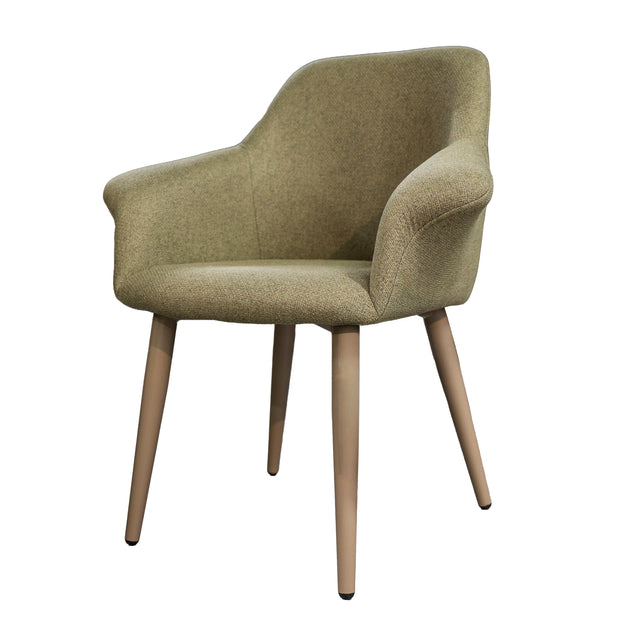 2x Eetkamerstoel ASTON 77x75x52cm mosgroen
