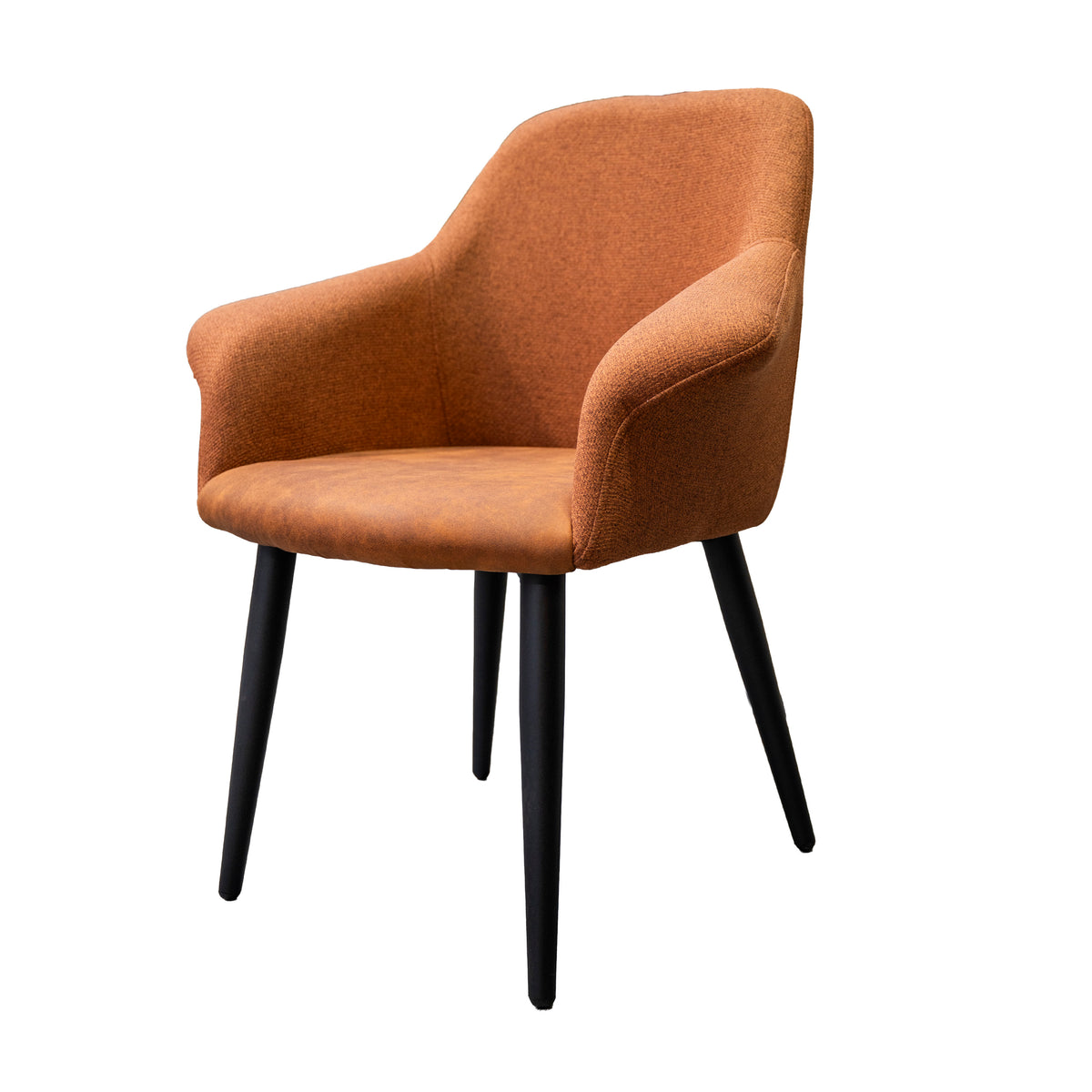 2x Esszimmerstuhl ASTON 77x75x52cm Mahagoni
