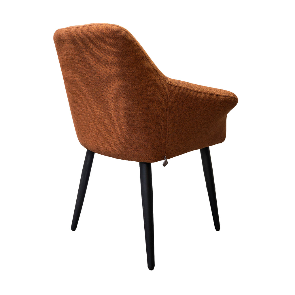 2x Dining chair ASTON 77x75x52cm mahogany