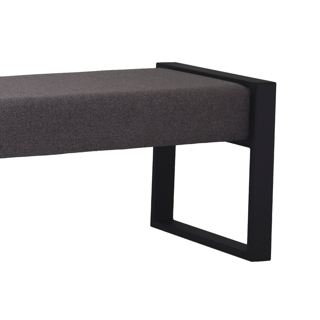 Sitzbank BARNABY 126x45x45cm fossil grey