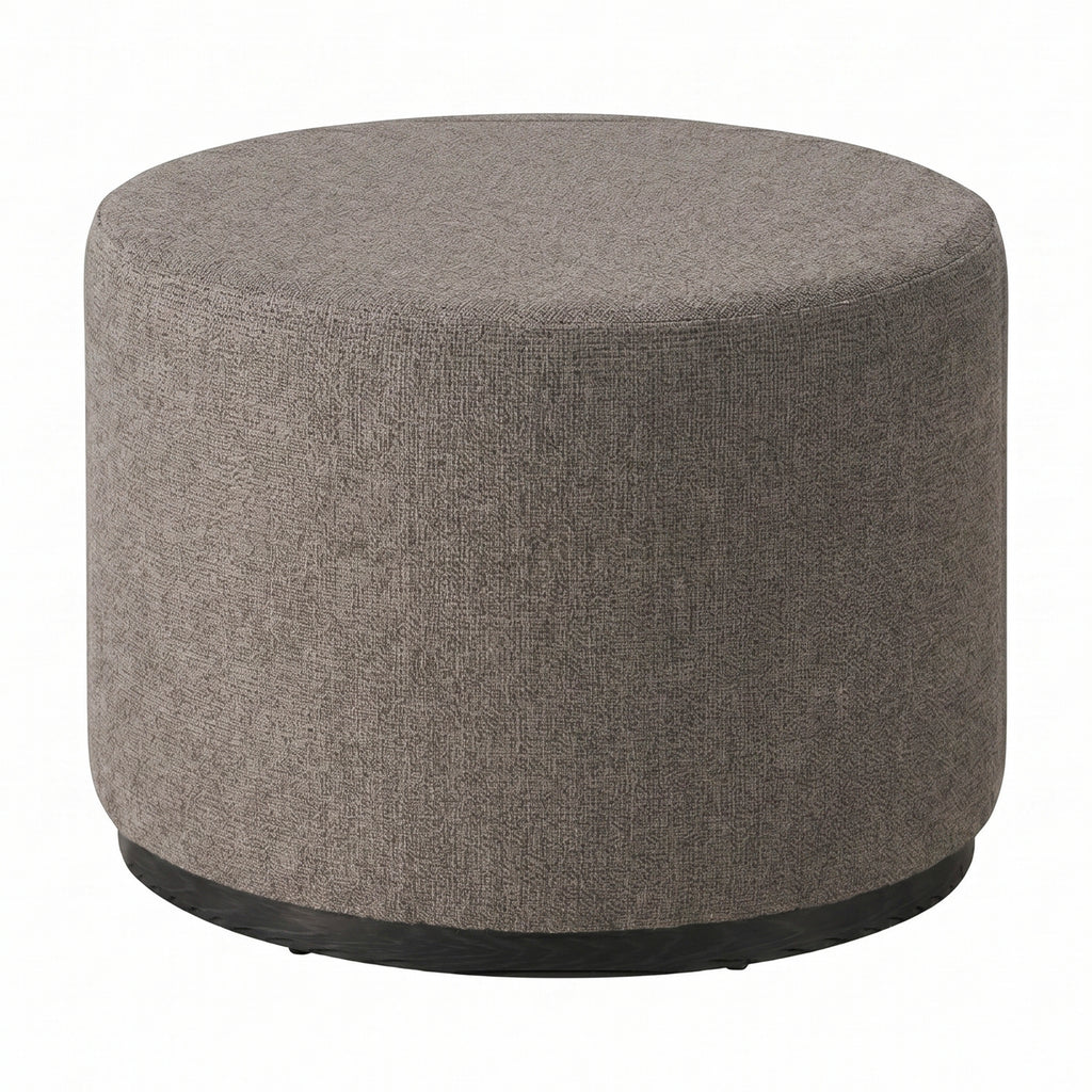 Zitpoef BAXTER Ø60x44cm moonstone grijs