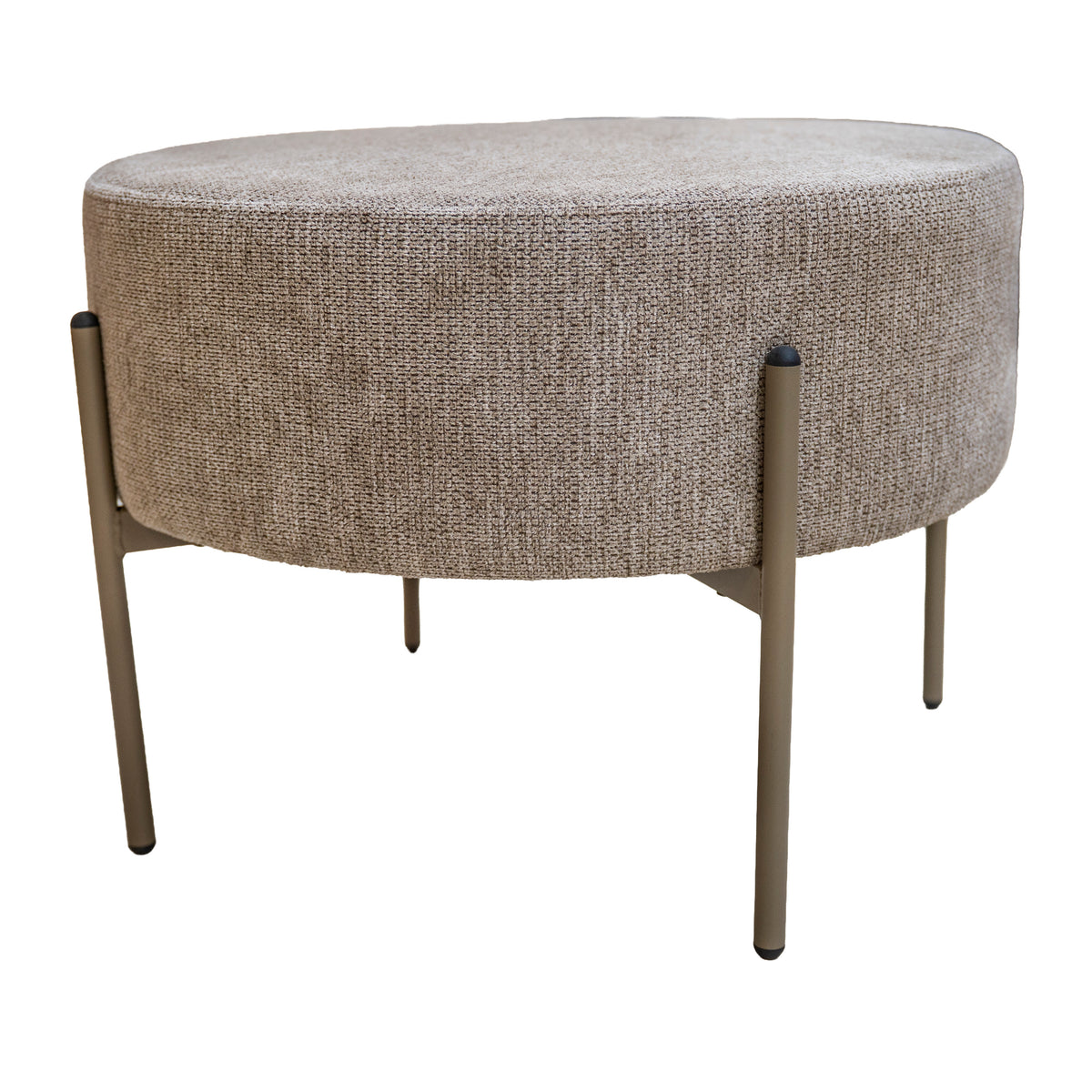 Stool BROOKS Ø66x44cm moonstone grey