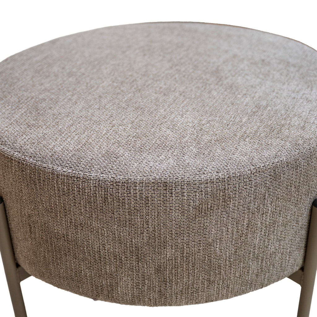 Hocker BROOKS Ø66x44cm moonstone grey