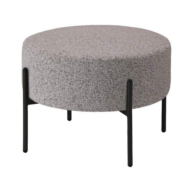 Hocker BROOKS Ø66x44cm hellgrau