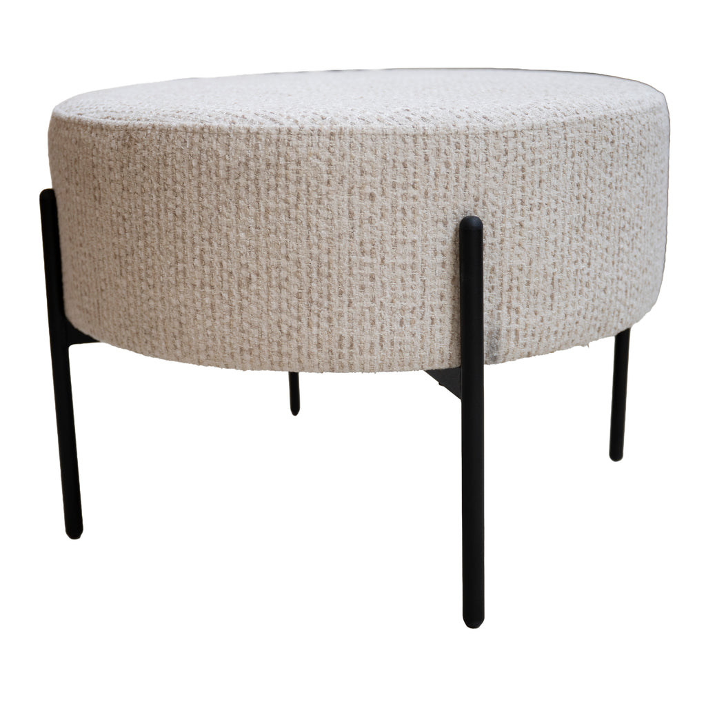 Kruk BROOKS Ø66x44cm beige haven