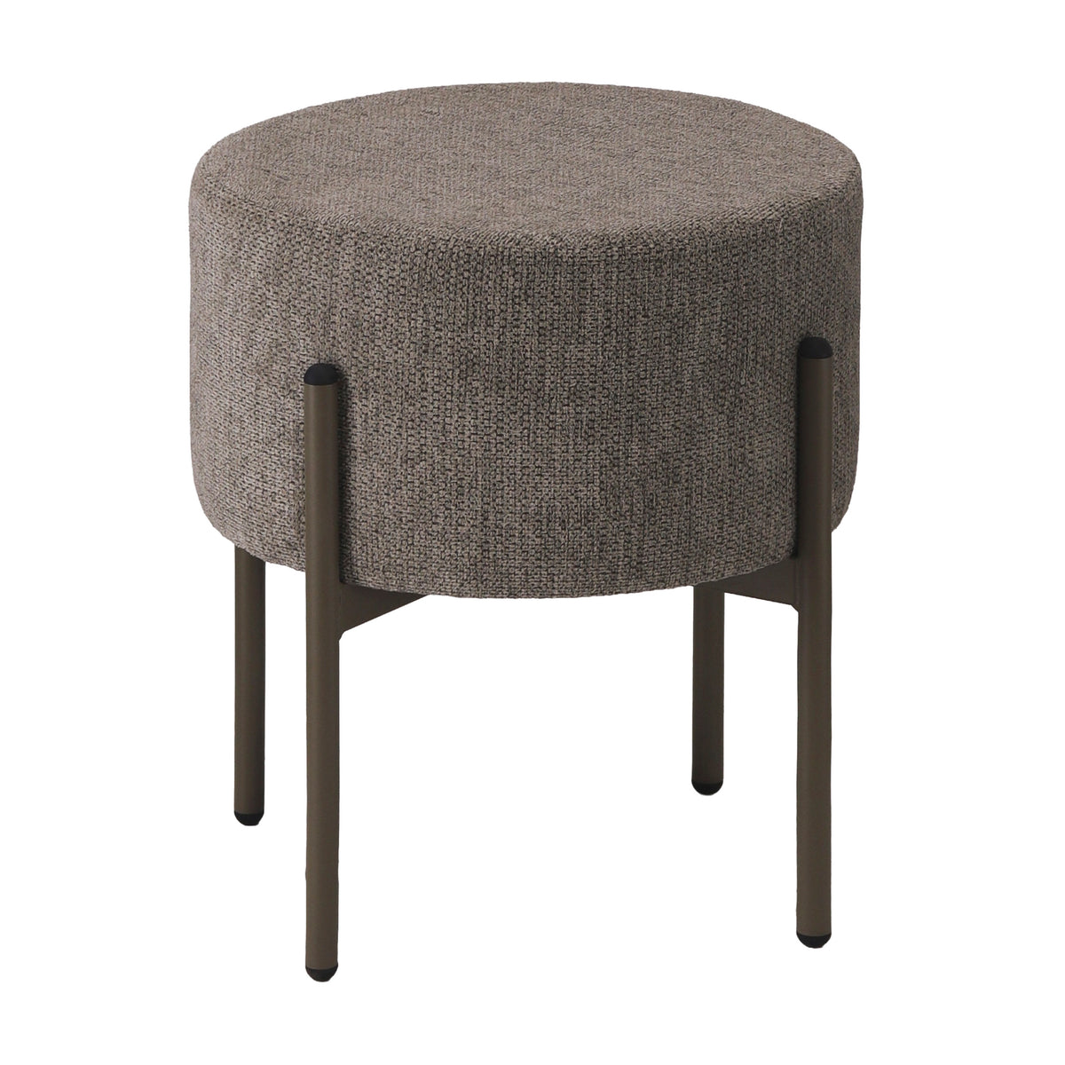 Stool BROOKS Ø42x44cm moonstone grey