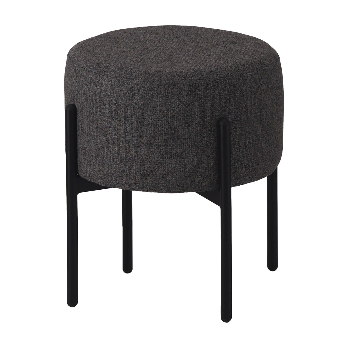 Stool BROOKS Ø42x44cm fossil grey