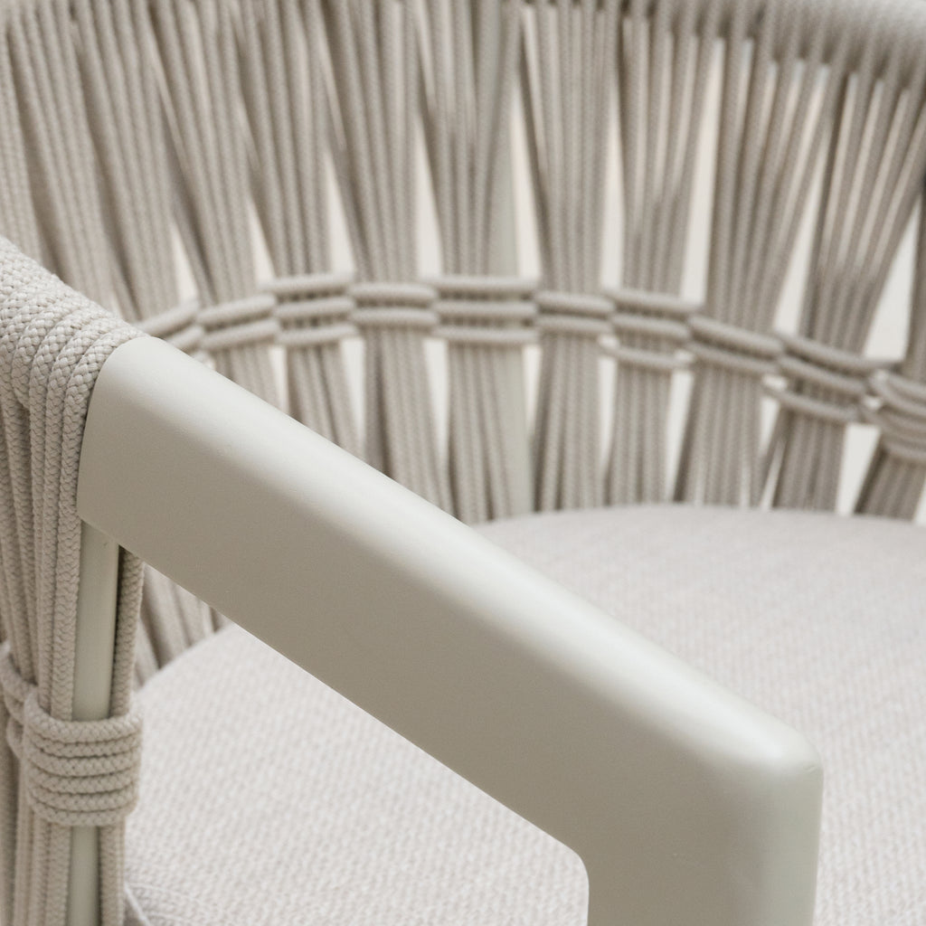 2x Outdoor bar chair CANCUN 57x59x100 cream