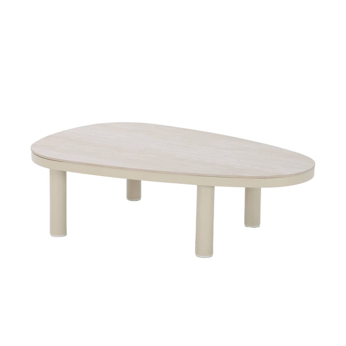 Complete outdoor lounge set MORELIA 4-piece 195x145x71cm cre