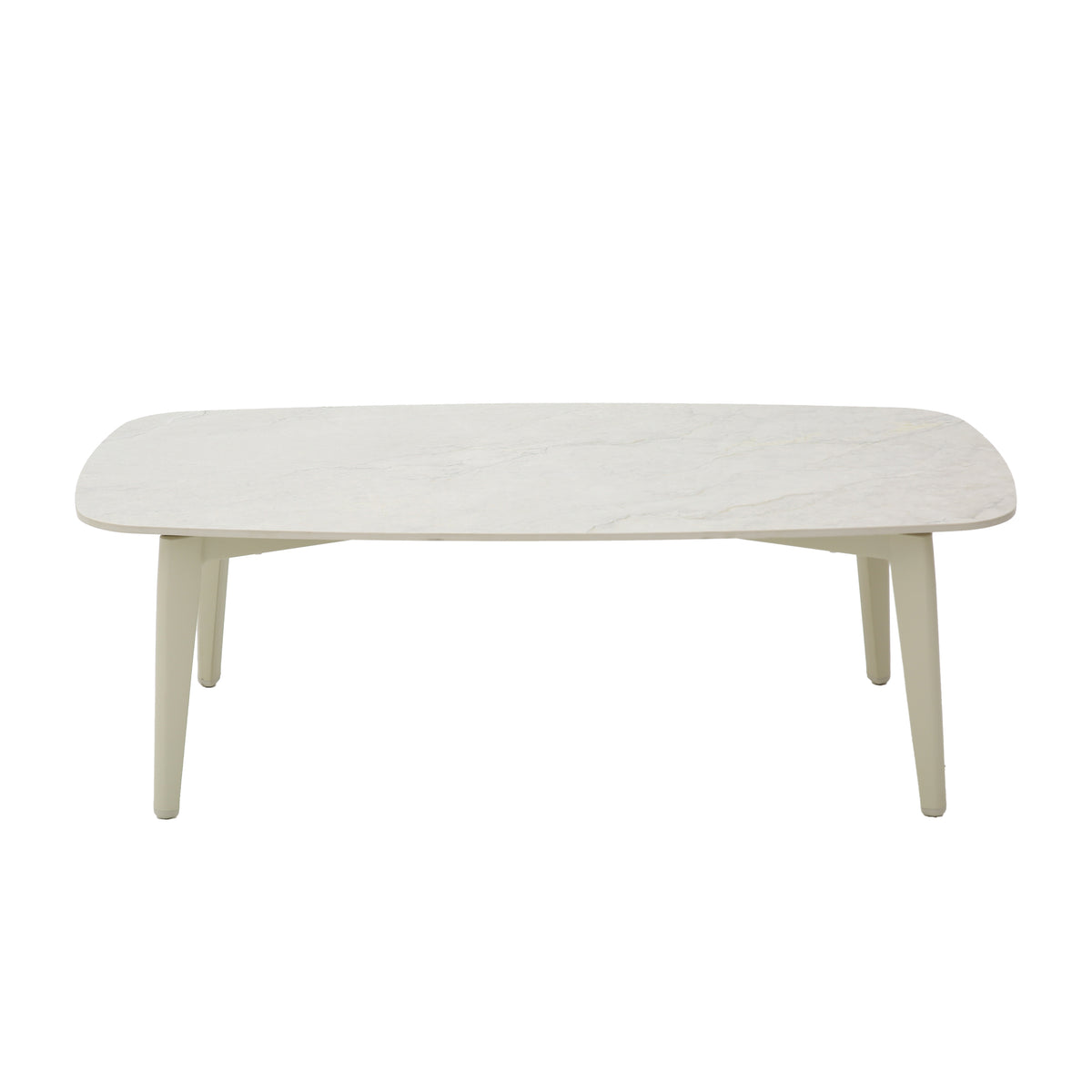 Buiten salontafel AZUL 120x60x40cm crèmewit