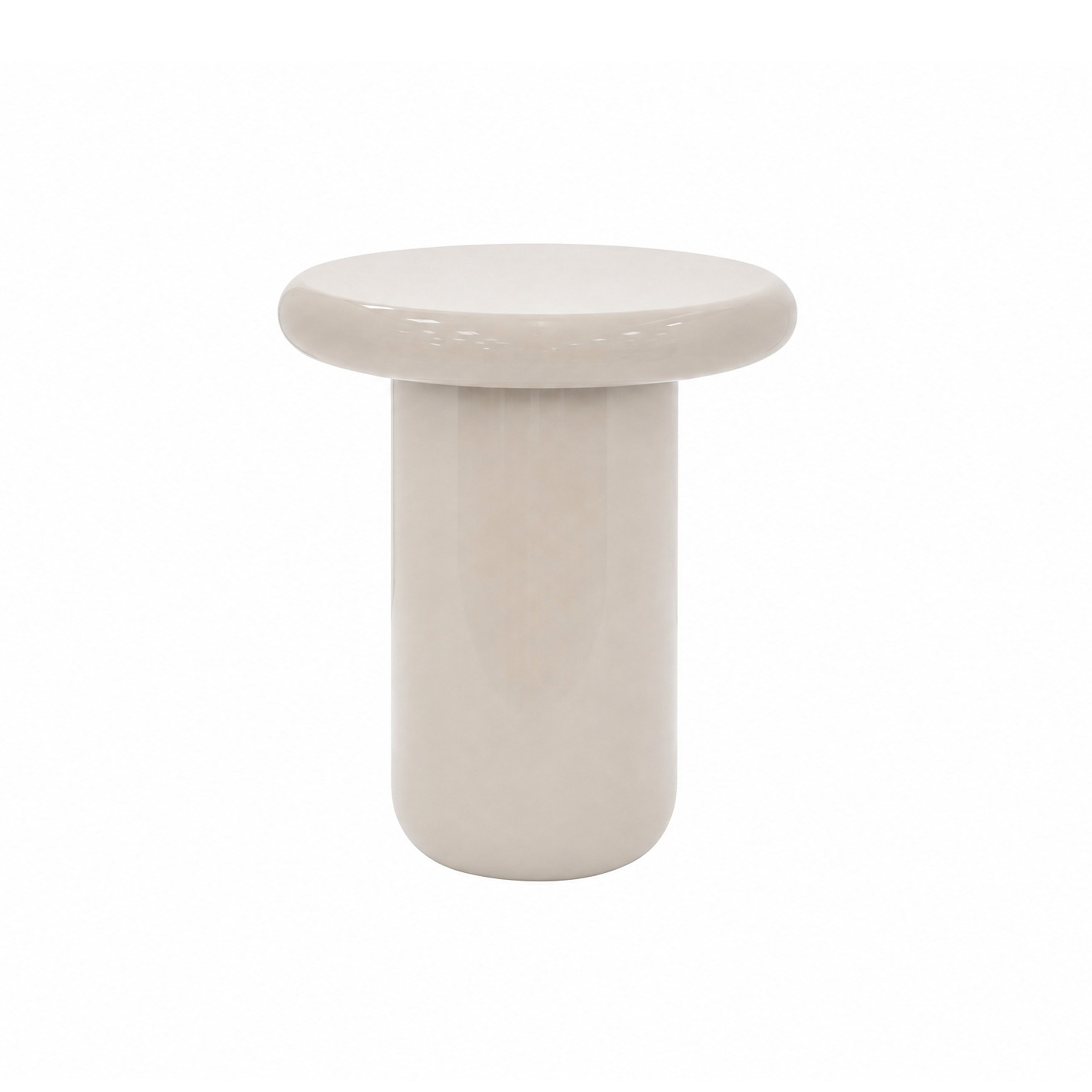 Beistelltisch LUCIDO Ø45x51cm Oat Milk
