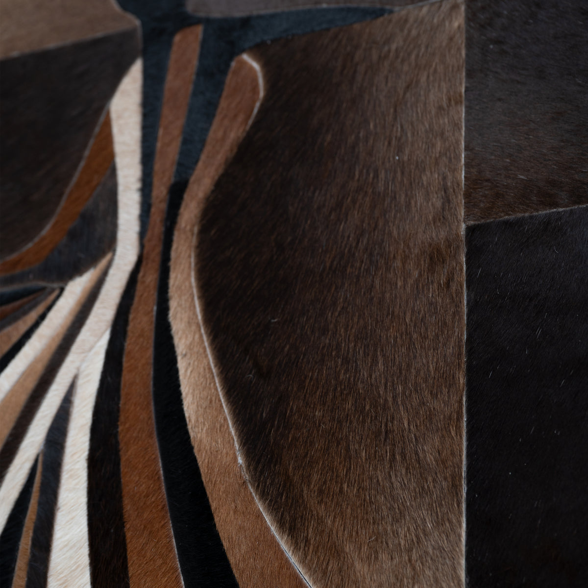 Wall art MALAIKA 100% leather 90x150cm brown