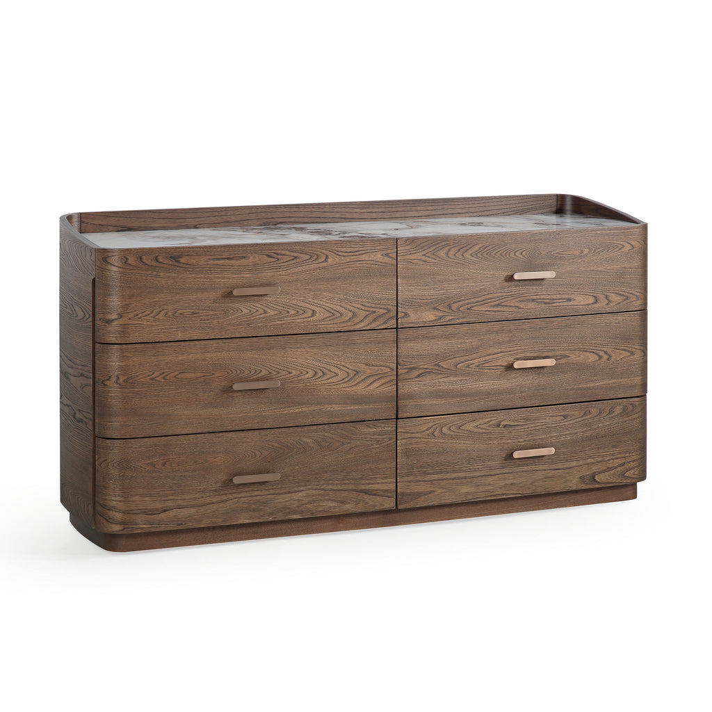 Dressoir TASMANIA m/keramiek blad 150x45x79cm eiken
