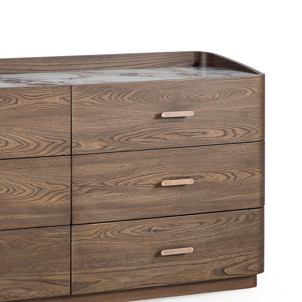 Dressoir TASMANIA m/keramiek blad 150x45x79cm eiken