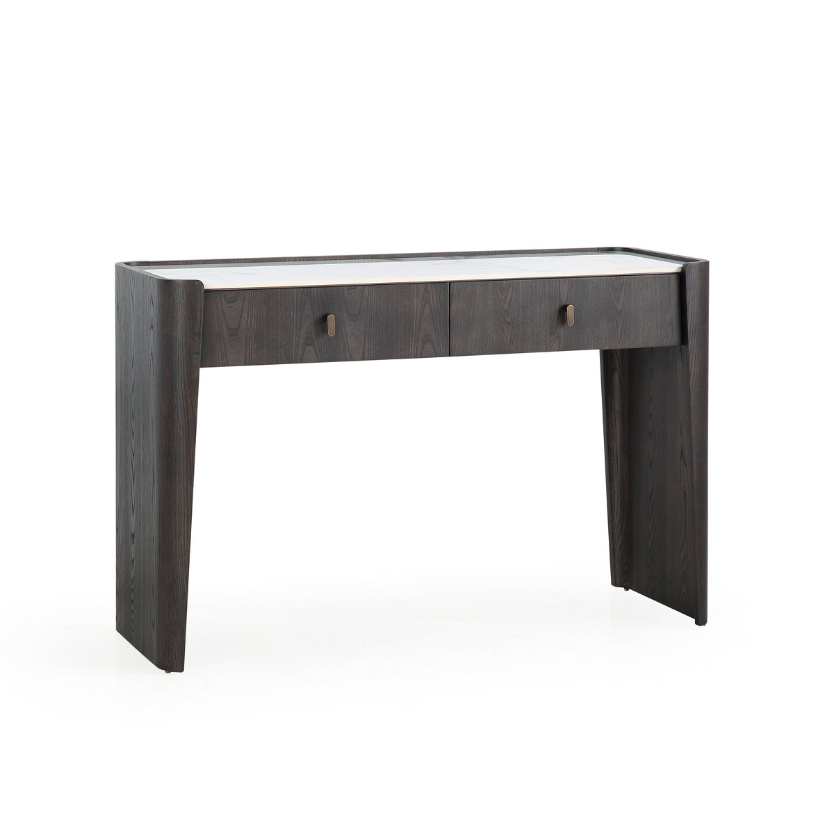 Desk BYRON w/ceramic top 120x45x79cm midnight mocha
