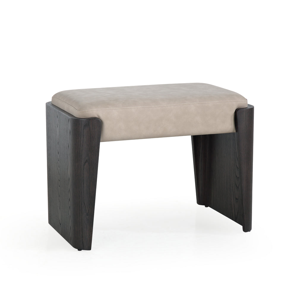 Hocker BYRON 60x40x45cm Mitternachts-Mokka