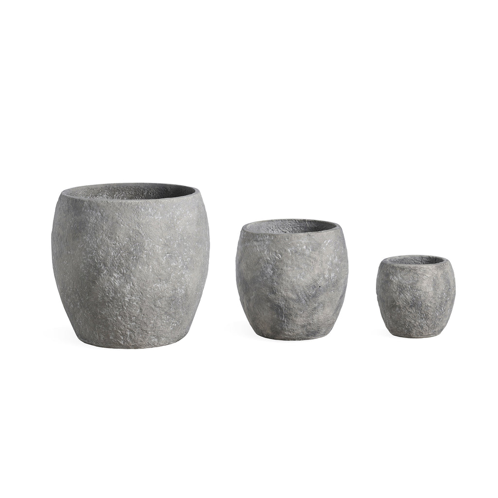 Topf SALVADOR Ø32x31cm grau