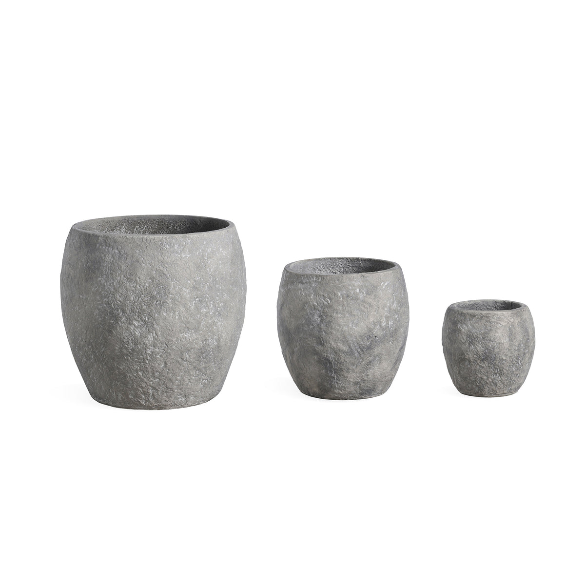 Pot SALVADOR Ø23x21cm grey