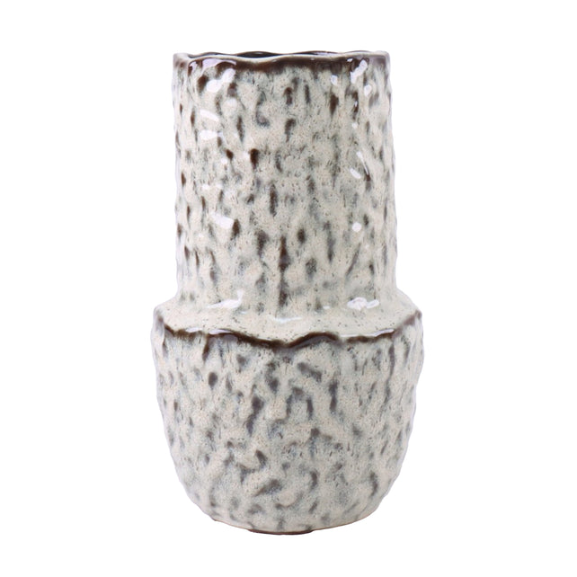 Vase KASHMIR ceramic Ø18x30cm white