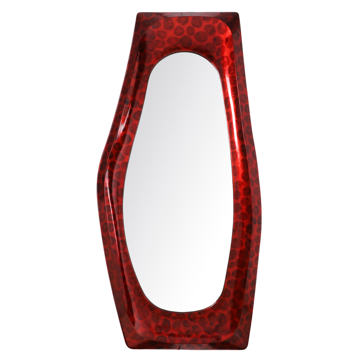Spiegel VANCOUVER 99x204x6cm rood