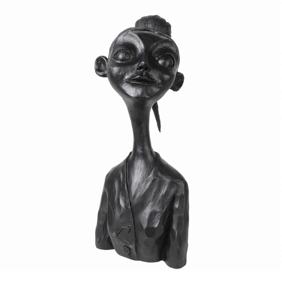 Sculptuur OTTOWA 28x28x66cm zwart