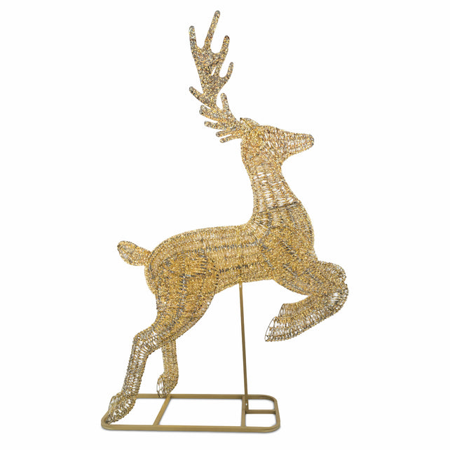 Decorative reindeer DASHER w/LED 204x66x337cm