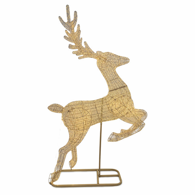 Decorative reindeer DASHER w/LED 180x60x303cm