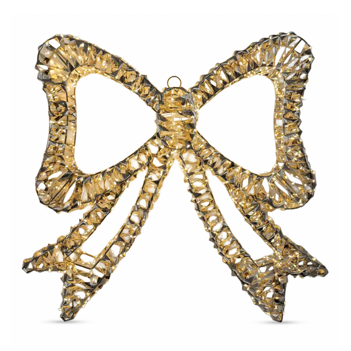 Decorative bow SPARK w/LED 90x12x90cm