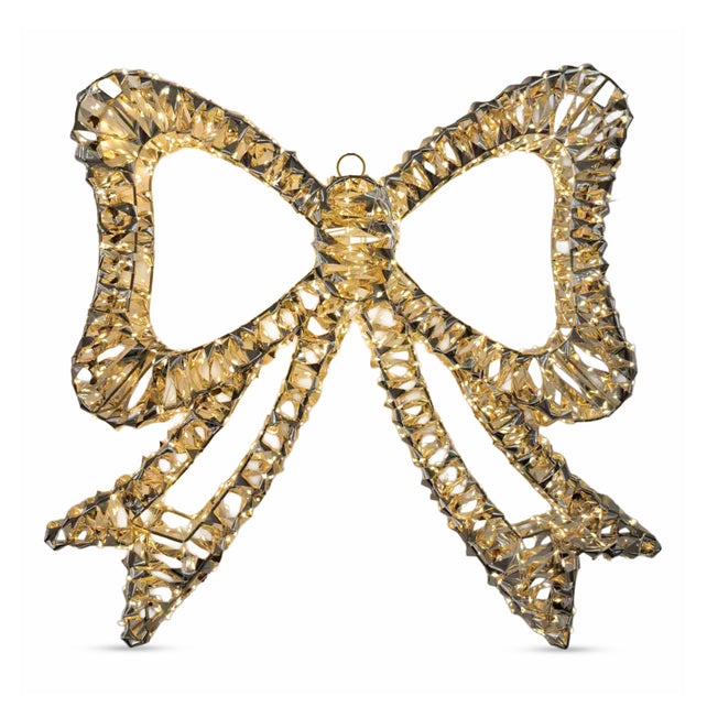 Decorative bow SPARK w/LED 90x12x90cm