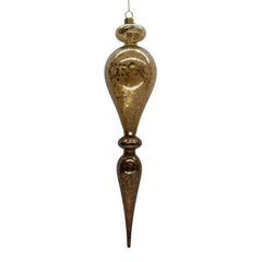 Weihnachtsanhänger FEAST Ø8X38cm gold