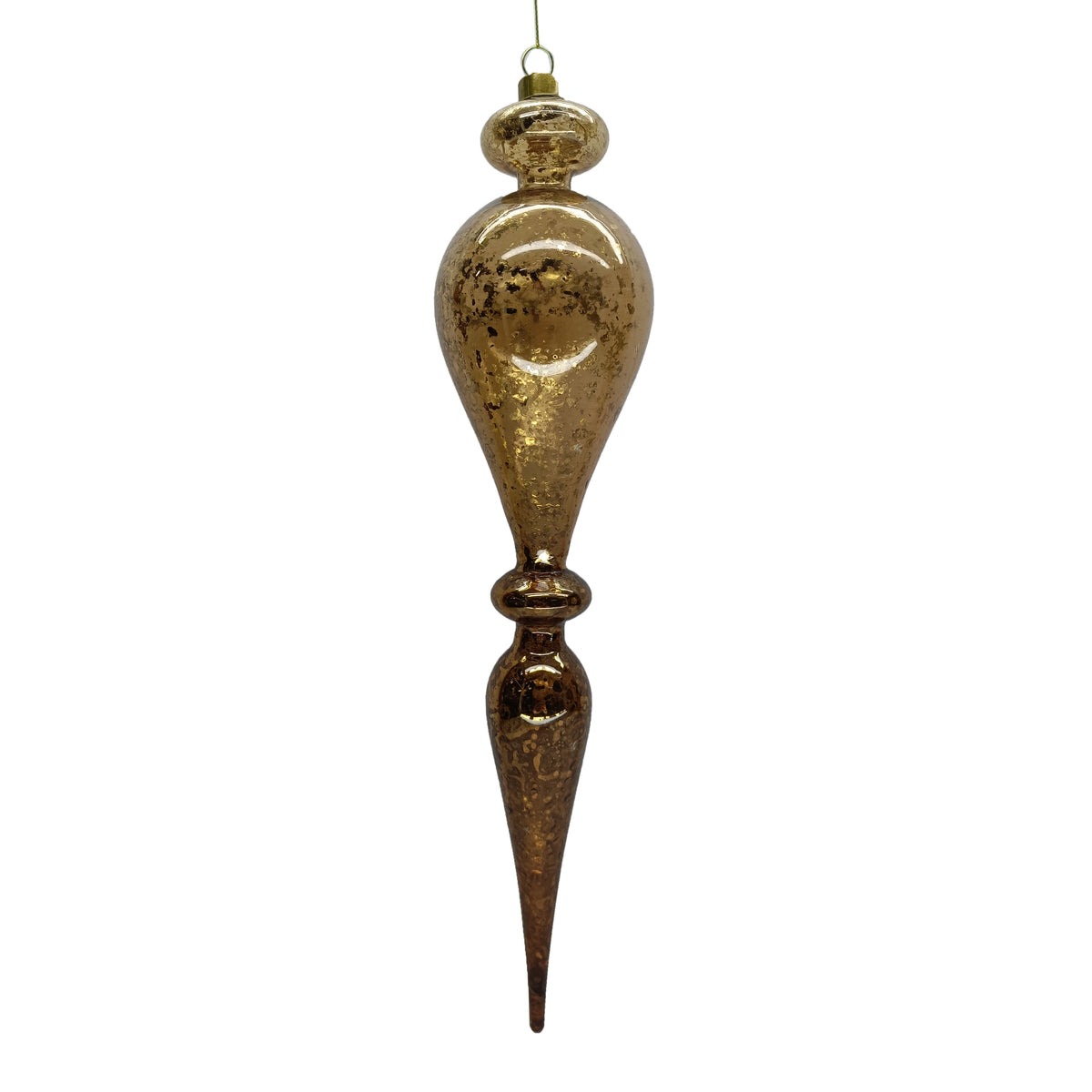 X-mas hanger FEAST Ø8X38cm gold