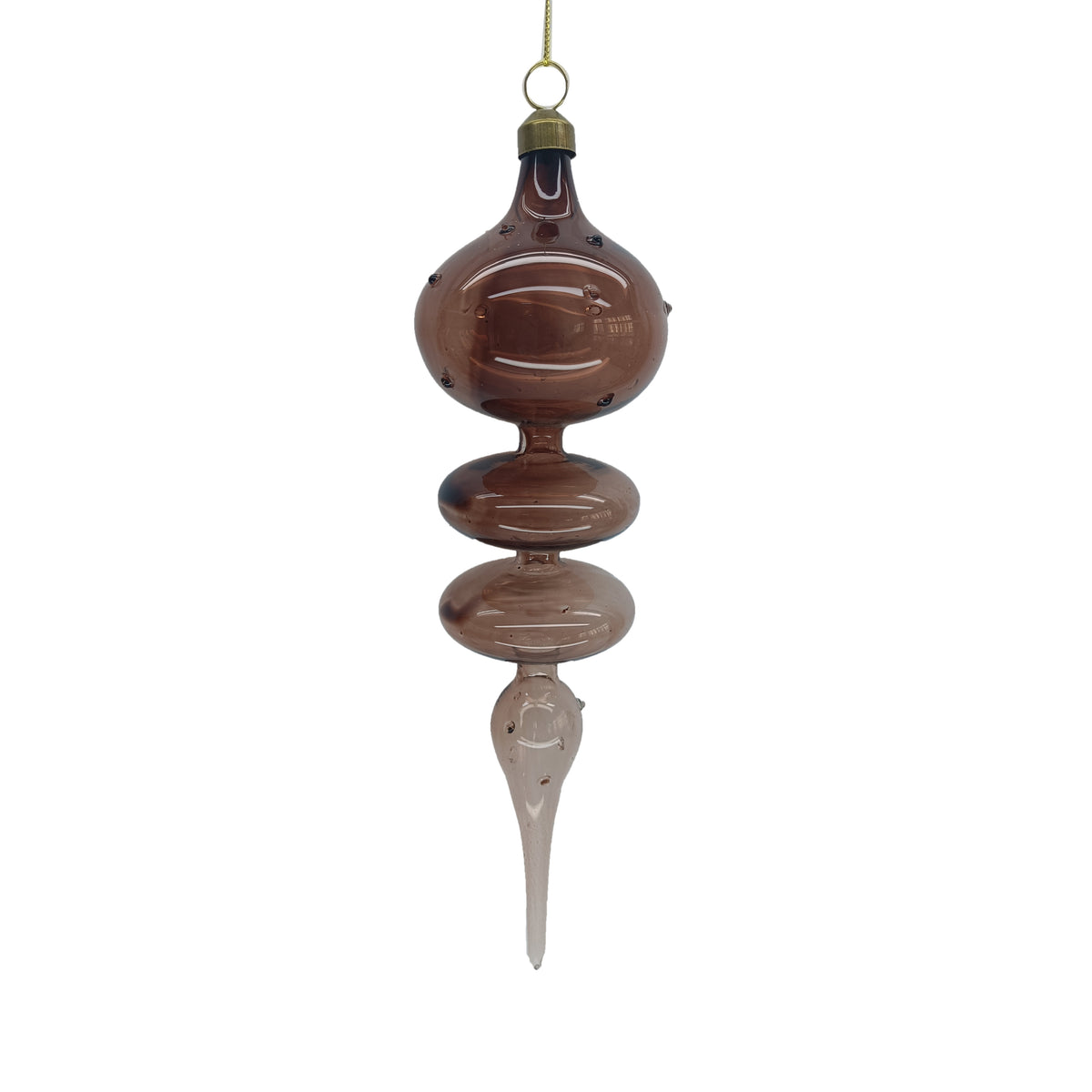 X-mas hanger FEAST Ø8X30cm gold