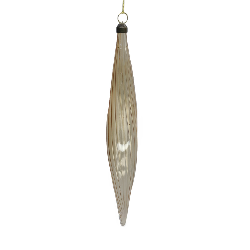 X-mas hanger FEAST set/4 Ø6X35cm gold
