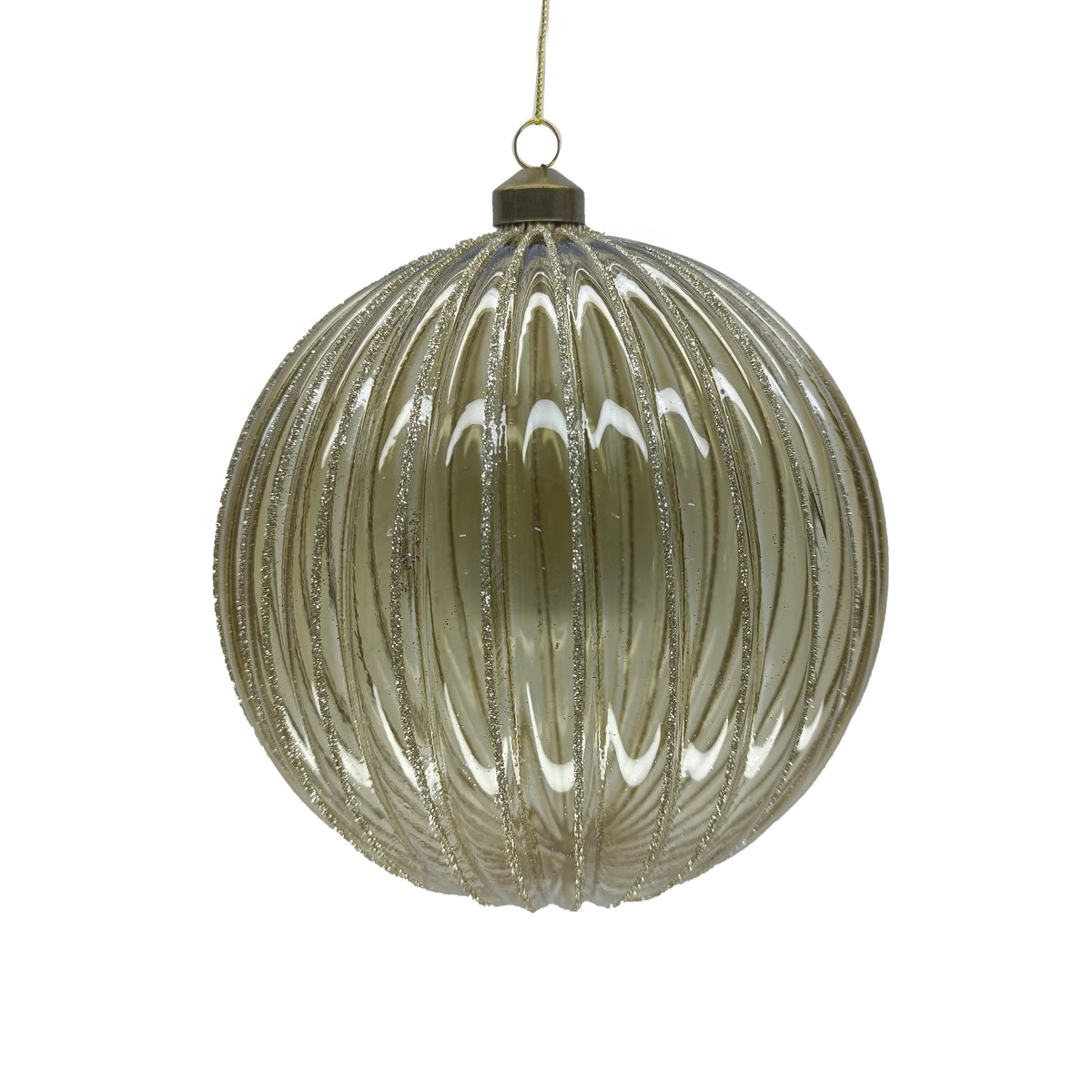 Weihnachtsanhänger FESTMAHL Ø18cm gold