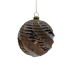 Kersthanger FEAST Ø15cm bruin