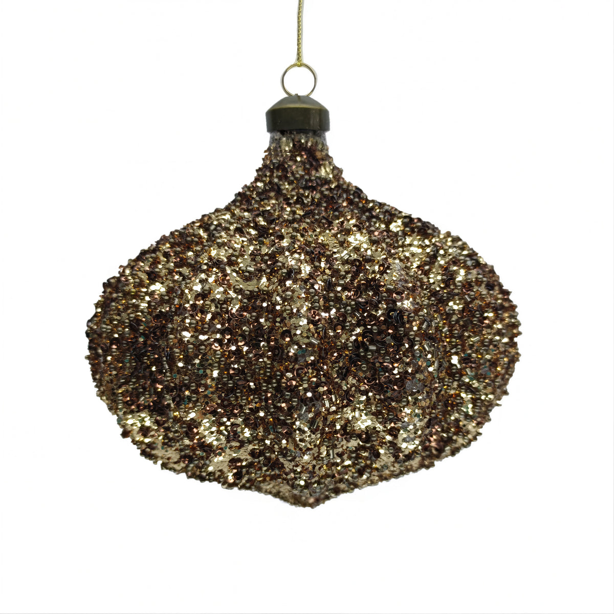 X-mas hanger FEAST Ø15cm brown