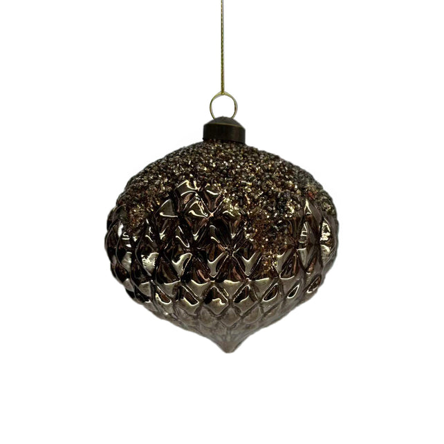X-mas hanger FEAST Ø12cm brown