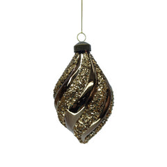 Weihnachtsanhänger FEAST Ø8X15cm braun