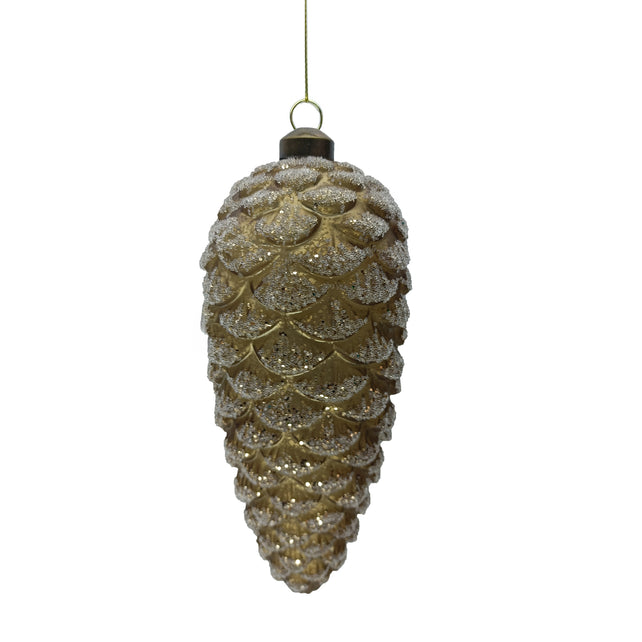 X-mas hanger FEAST Ø9X21cm brown