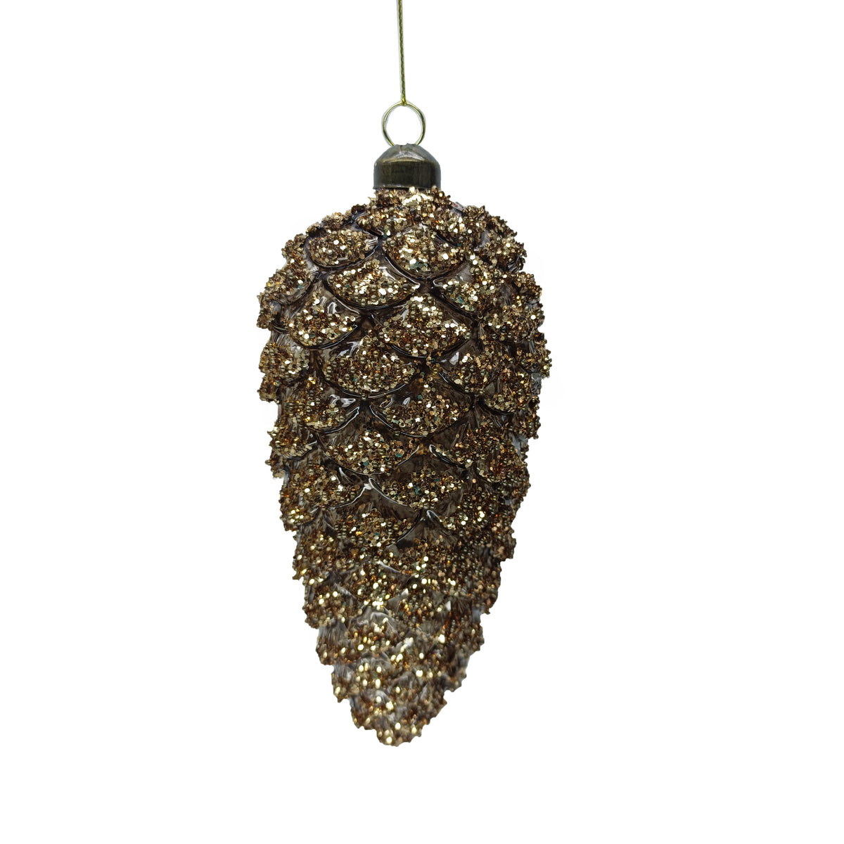 X-mas hanger FEAST Ø9X21cm brown