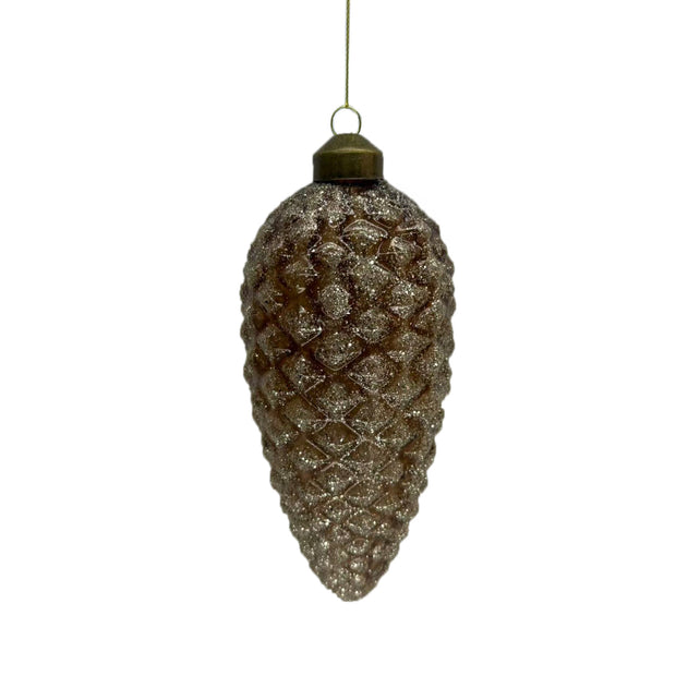 X-mas hanger FEAST Ø7X17cm brown