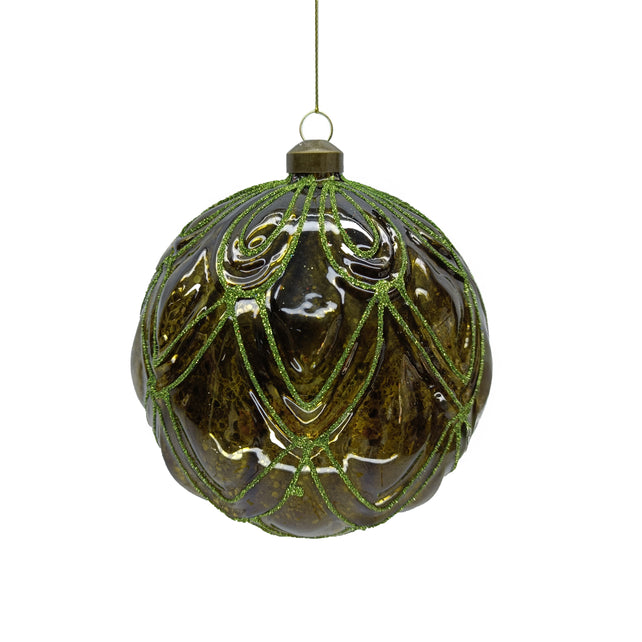 Weihnachtsanhänger FESTIVE Ø12cm grün