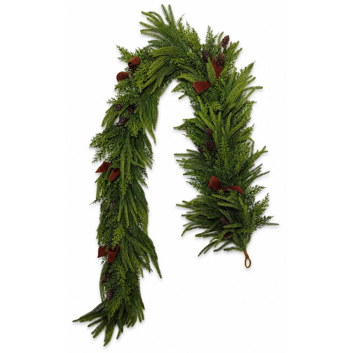 Garland FESTOON pine 182x16x12cm green