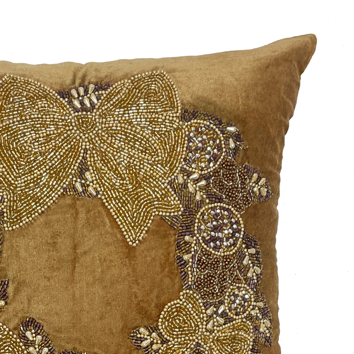 Kissen Weihnachten JOSIE 45x45cm champagner