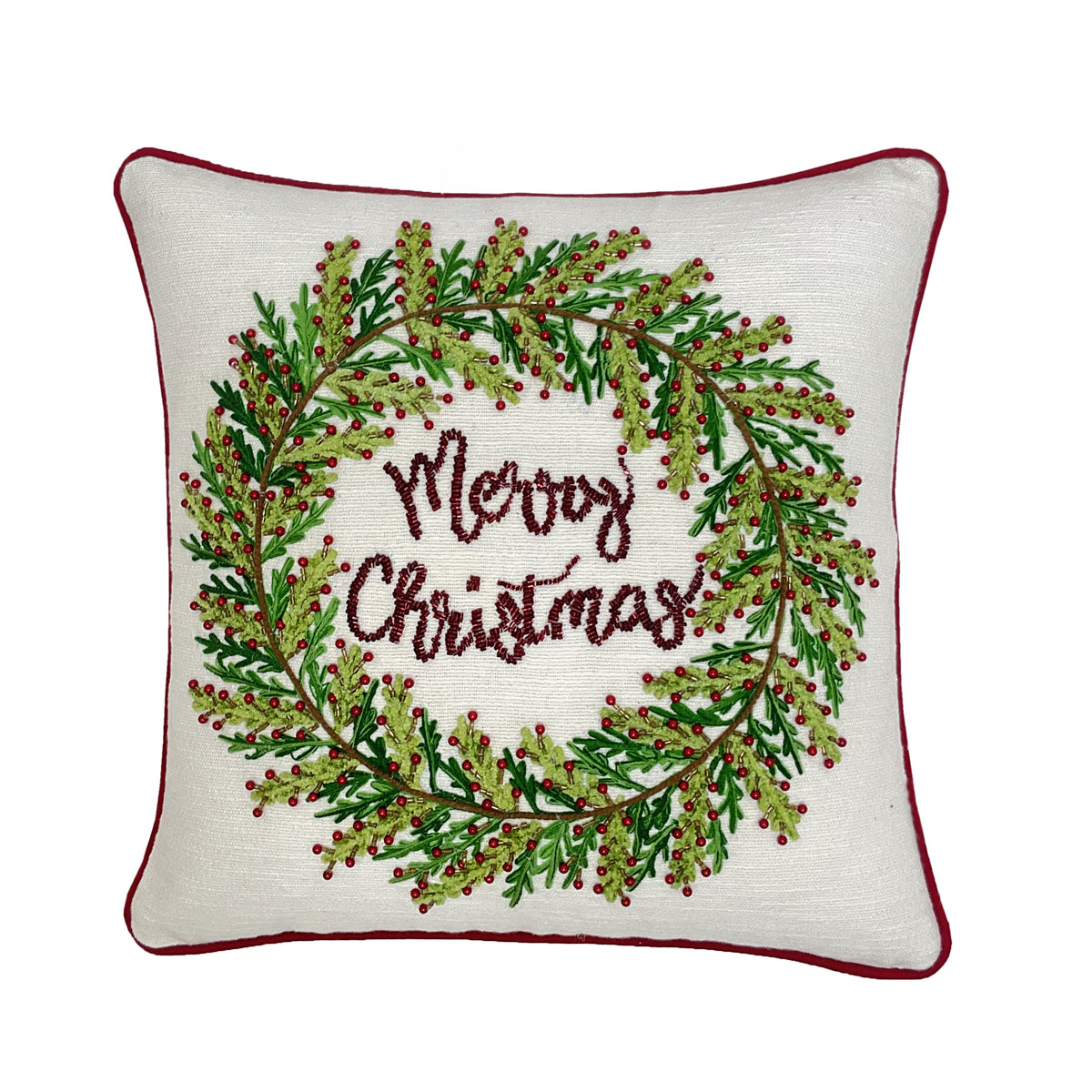 Cushion x-mas JOVI 45x45cm beige