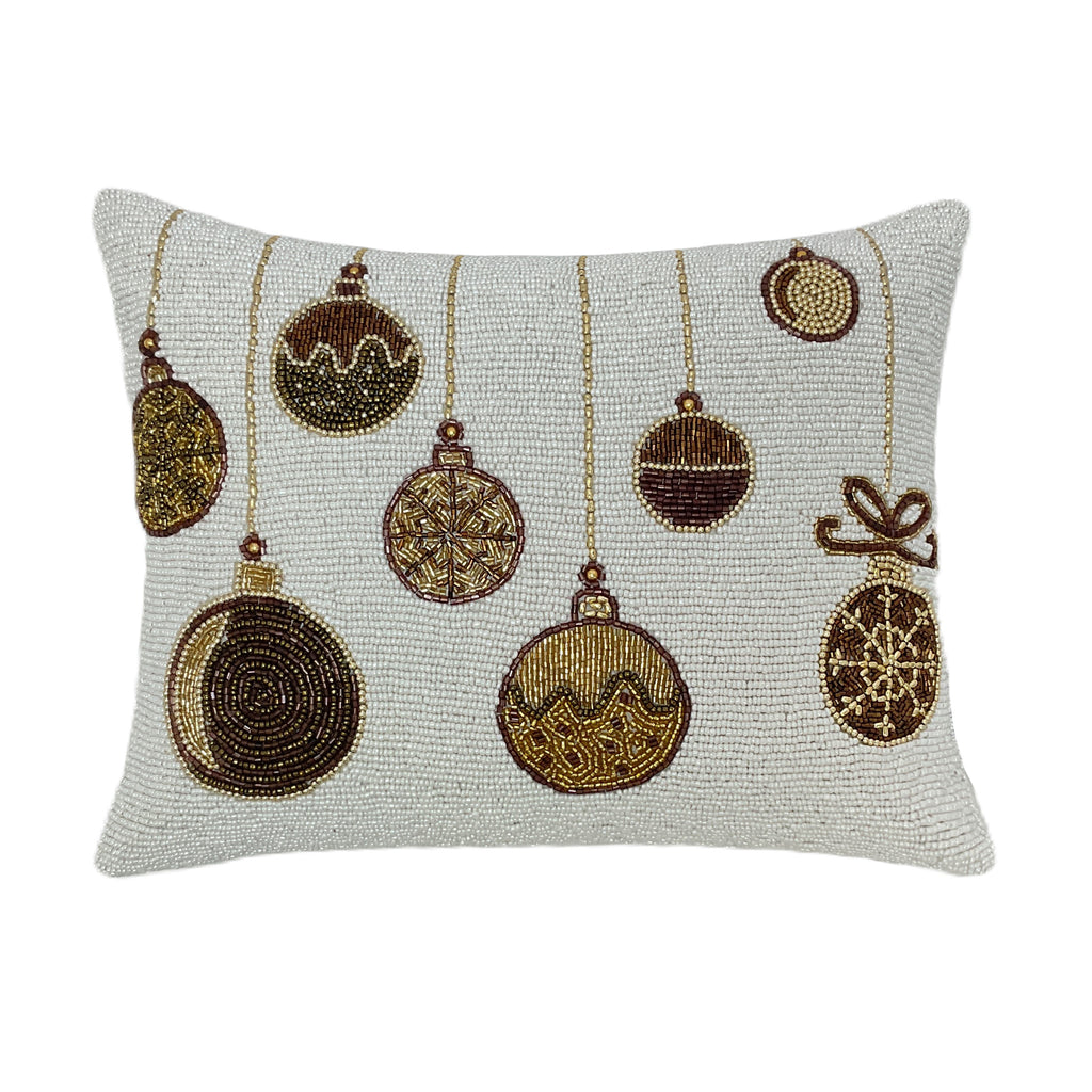 Kussen kerst GAIA 30x40cm champagne