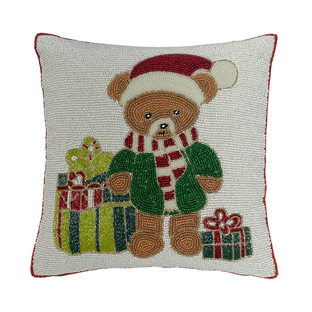 Kissen Weihnachtsgeschenk 35x35cm mehrfarbig