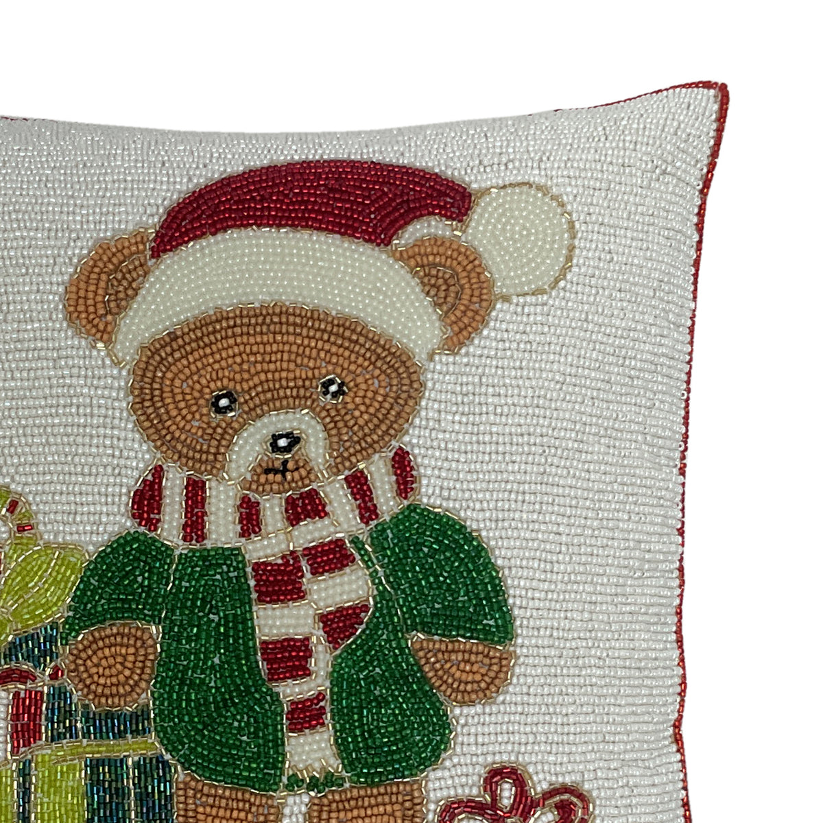 Kissen Weihnachtsgeschenk 35x35cm mehrfarbig