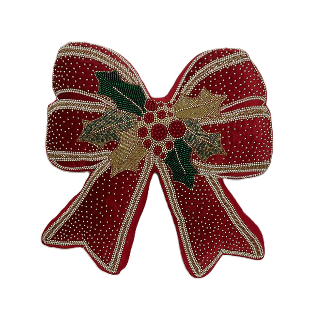 Kissen Weihnachts-JUBILÄUM 38x38cm rot
