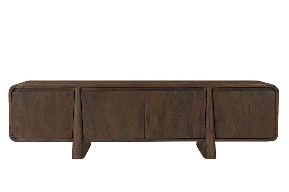 TV cabinet BARNEY 180x50x50cm brown